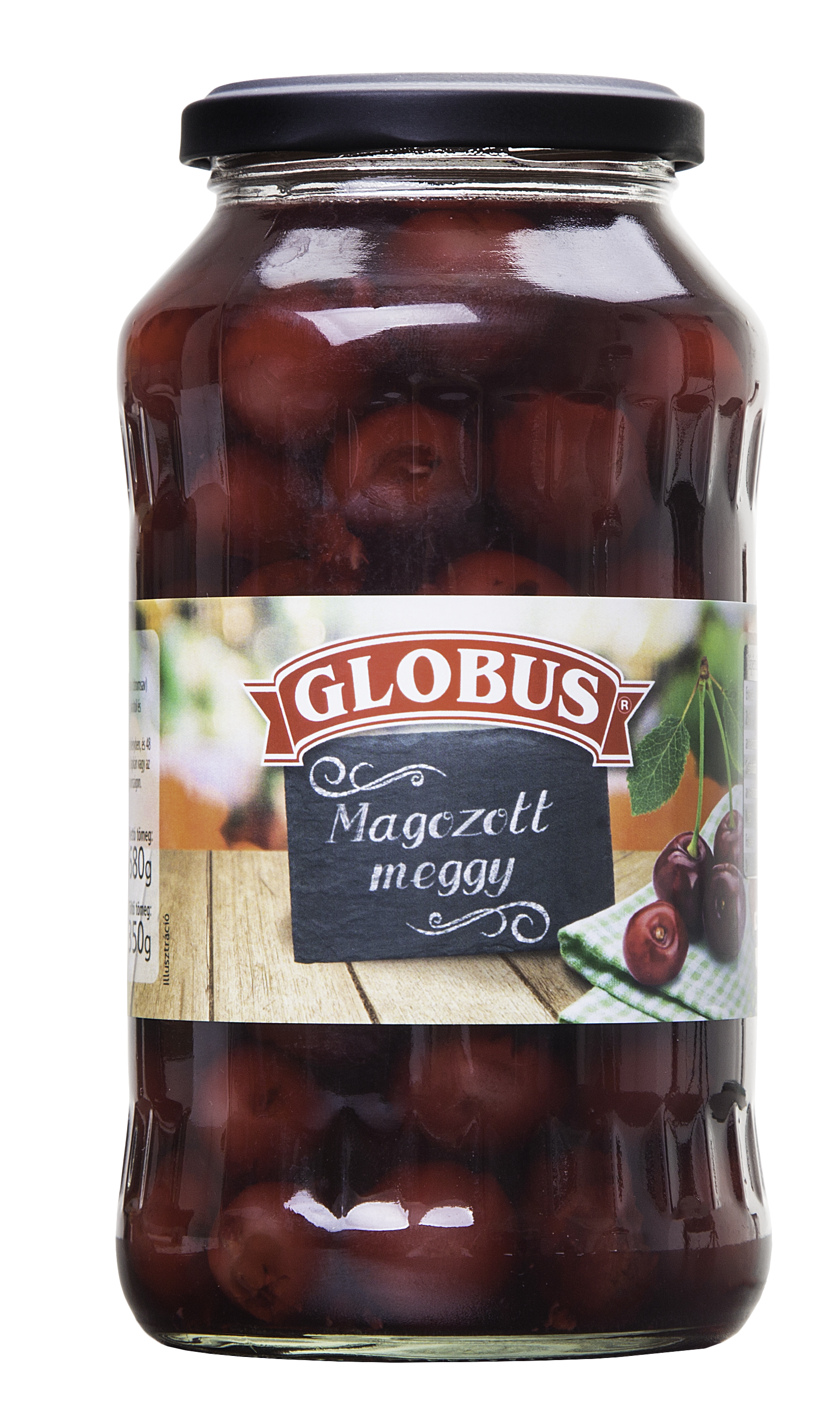 GLOBUS Magozott meggy 700 g/350 g